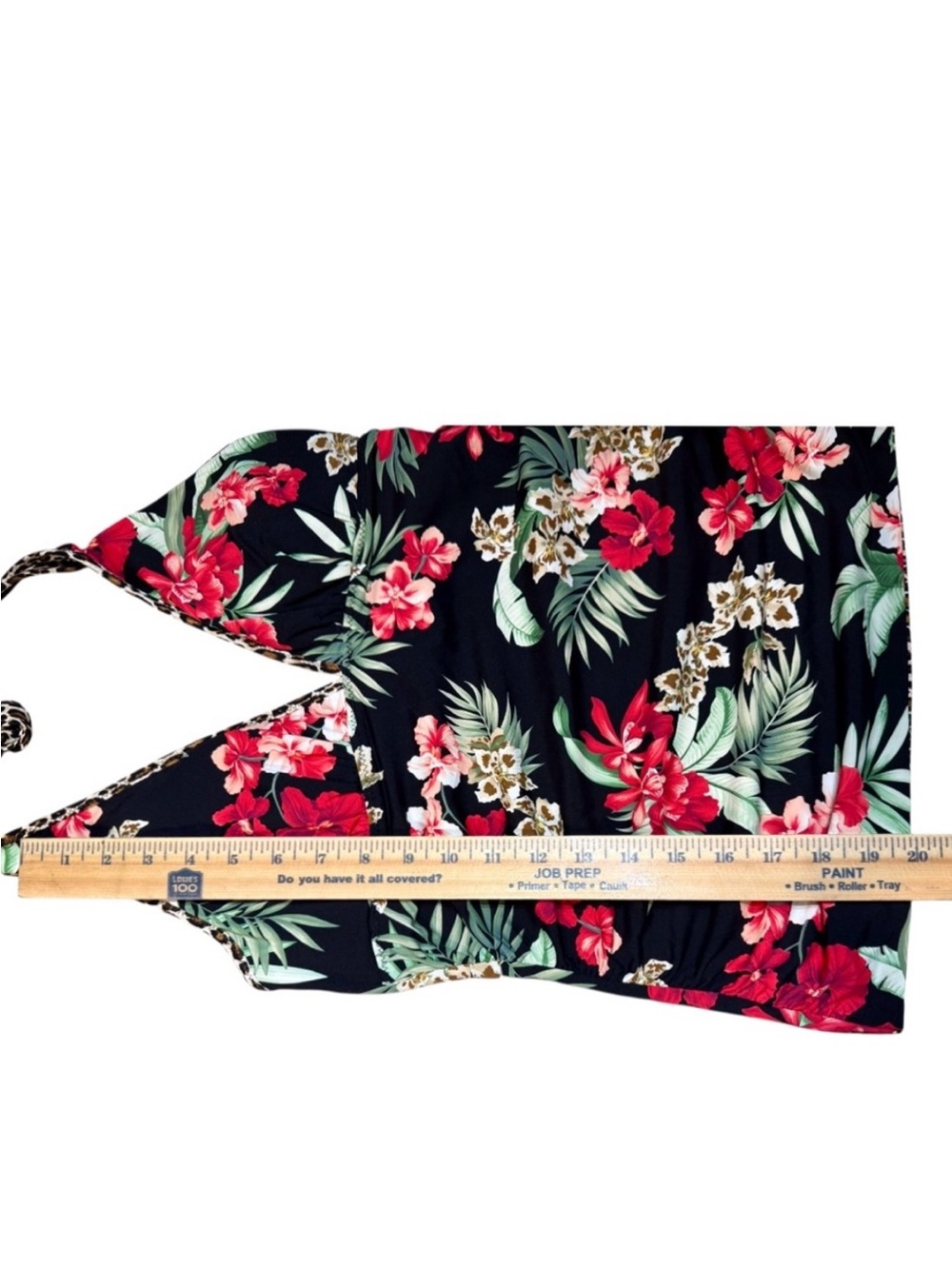 Tommy Bahama Lily Cat Reversible Halter Tankini Top - Picture 16 of 16